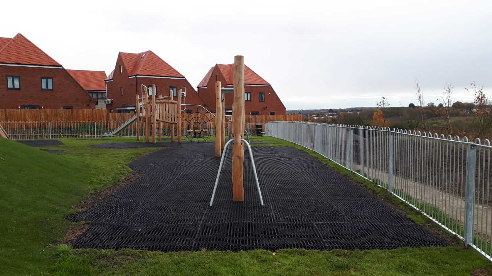 Grass Mat Installation at Horsted Park