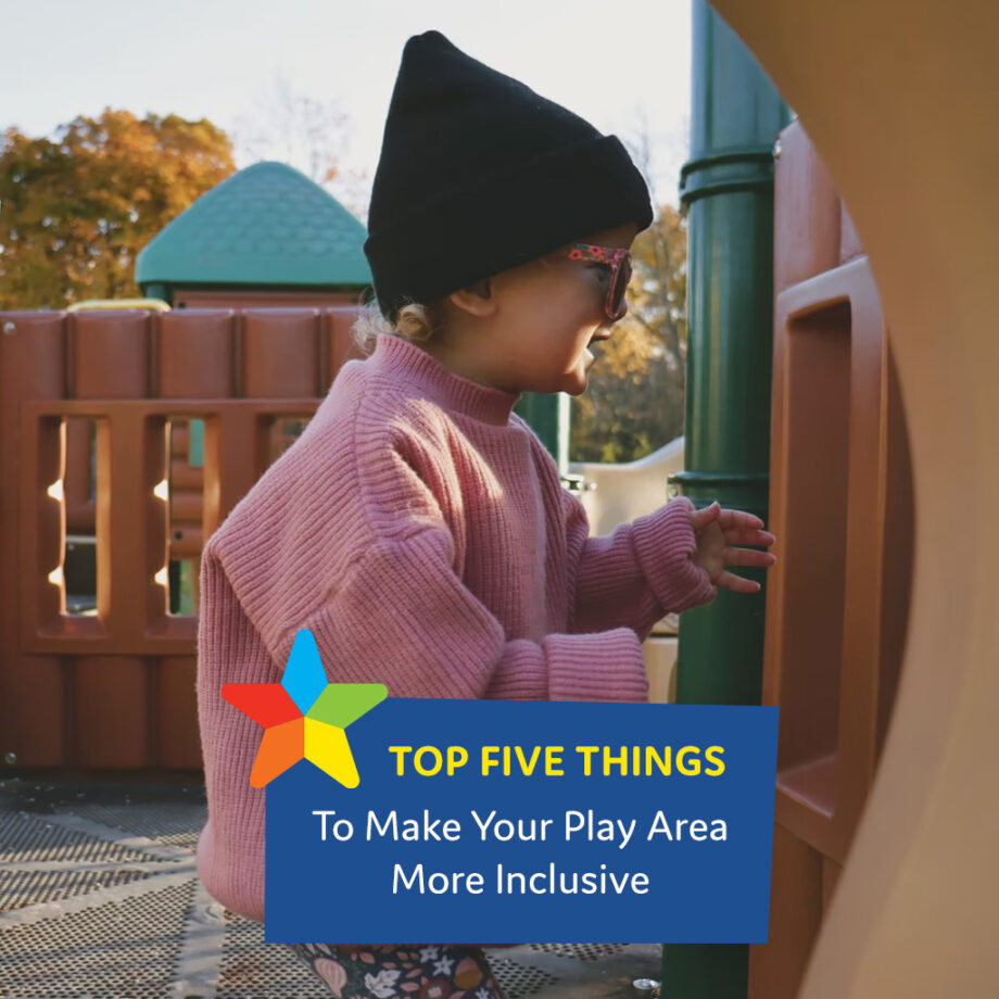 Blog Thumbnail: Top Five Things To Make Your Play Area More Inclusive