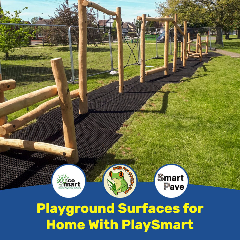 Blog Thumbnail: Playground Surfaces for Home with PlaySmart