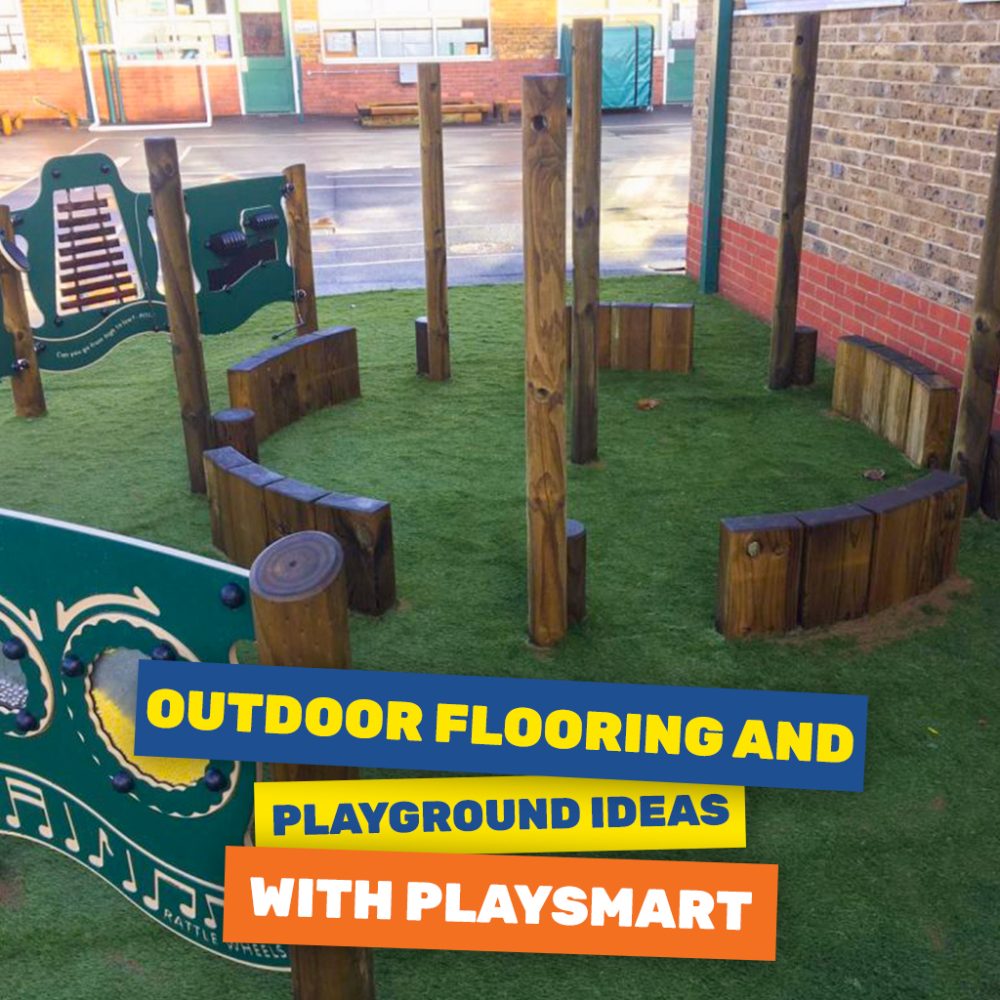 Blog Thumbnail: Outdoor Flooring and Playground Ideas with PlaySmart