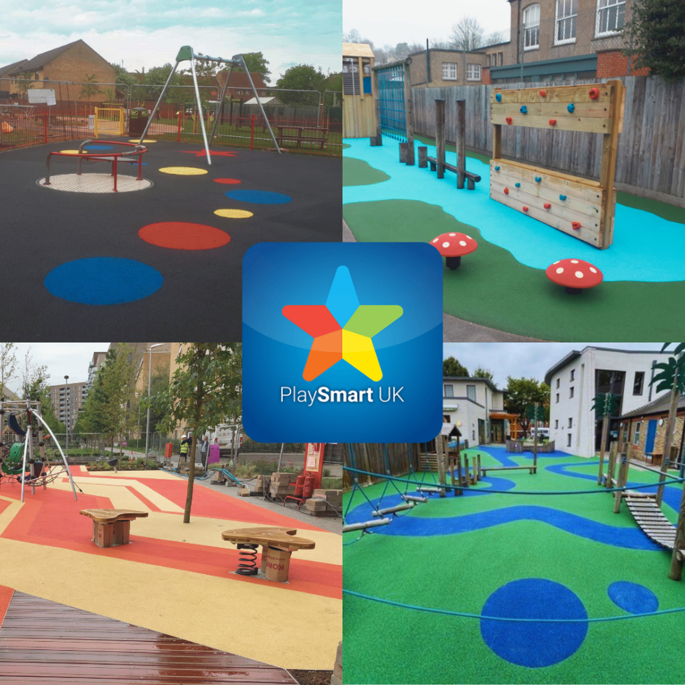 Vibrant safety surfaces in playgrounds thumbnail