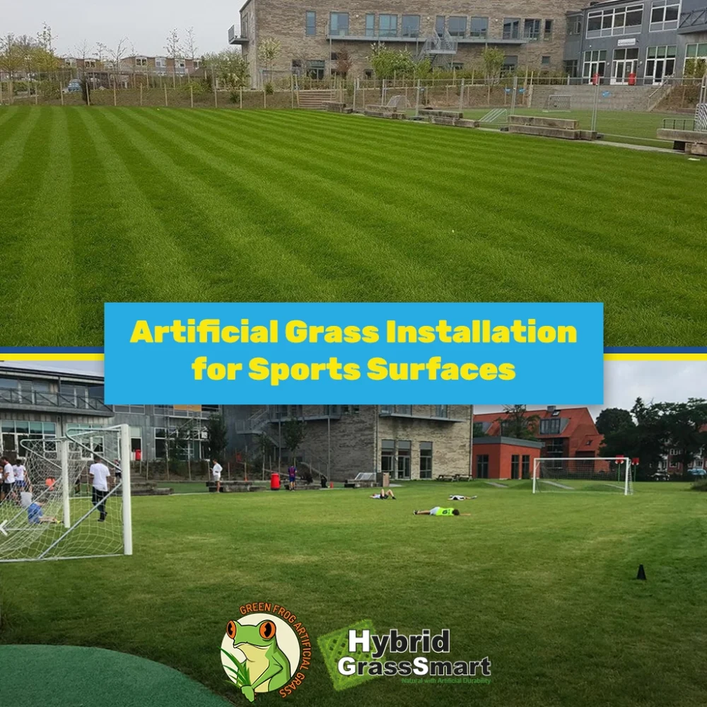 Blog Thumbnail: Artificial grass Installation for Sports Surfaces