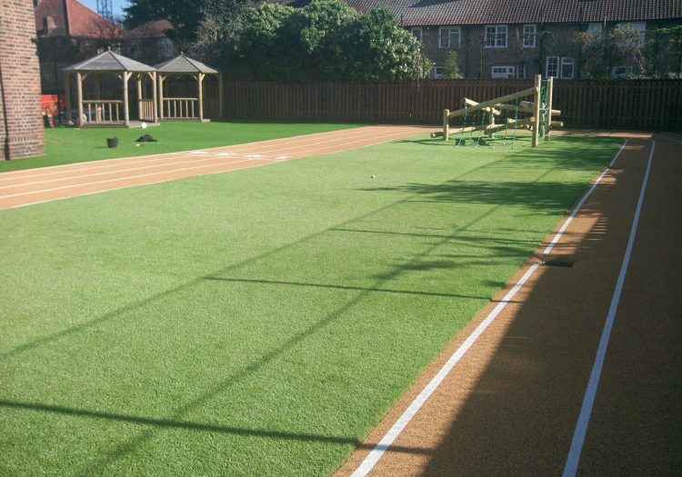 ActiveSmart Grass Carpet with Running Track